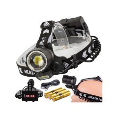   Fejlámpa Bailong LED Cree XHP360 Powerbankkal - Outdoor, túrázás, camping, túrázás, éjszakai tevékenységek