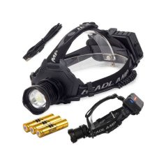   Erősített fényű fejlámpa powerbankkal - Bailong LED fejlámpa Cree XHP70 technológiával