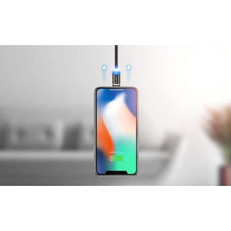 Mágneses, 1 méteres világító lightning kábel