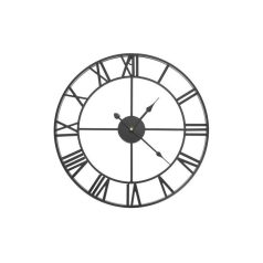   Retro fali óra - fekete, vintage design, falikaróra, modern időmérő, retró stílusú óra, dekorációs óra, falóra