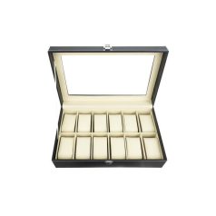   Karóra tároló 12 rekeszzel - óratartó készlet, karóratartó doboz, karóra szervíz eszközök, óra tároló doboz