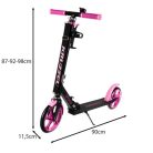 Spidoo rózsaszín roller Kruzzel 25628