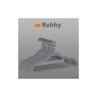 Ruhaakasztó 20 darab - szürke Ruhhy 22535