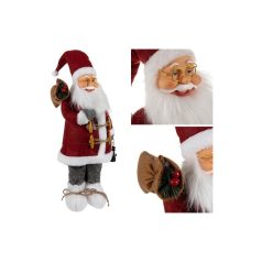   Mikulás - Karácsonyi szobor 45cm Ruhhy 22352, dekoráció, ajándék, ünnep, karácsony, Santa Claus, figurine, díszítés