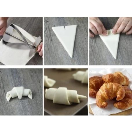 Croissant tésztavágó